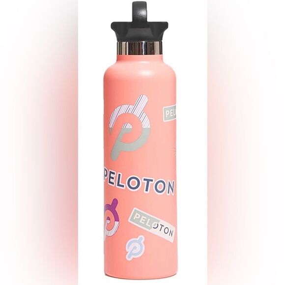 Peloton 24oz Stainless Steel Sticker Bottle, Orange - Picture 11 of 16